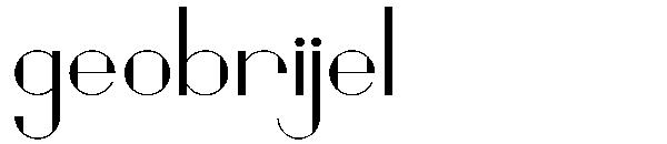 Geobrijel字体