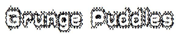 Grunge Puddles字体