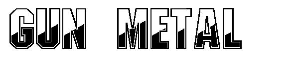 Gun Metal字体