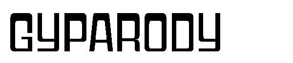 Gyparody字体