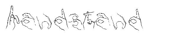 Handstand字体