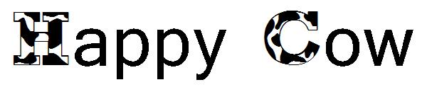 Happy Cow字体