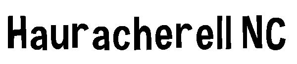 Hauracherell NC字体