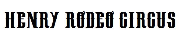 Henry Rodeo Circus字体