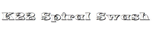 K22 Spiral Swash字体