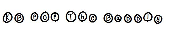 KB Pop The Bubbly字体
