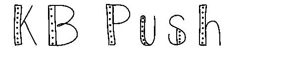 KB Push字体