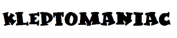 Kleptomaniac字体