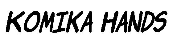 Komika Hands字体