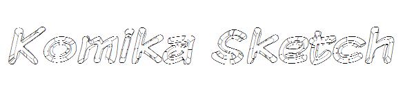 Komika Sketch字体