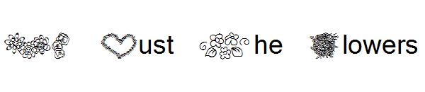 KR Just The Flowers字体