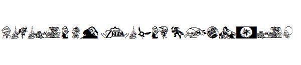 Legend Of Zelda TriFont字体