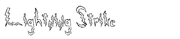 Lightning Strike字体