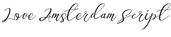 Love Amsterdam Script字体