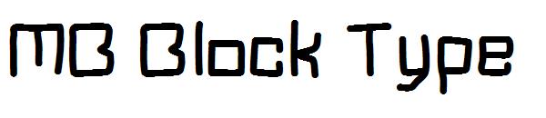 MB Block Type字体