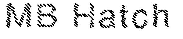 MB Hatch字体