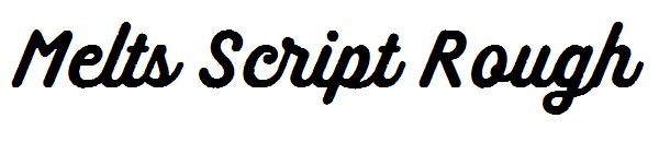 Melts Script Rough字体