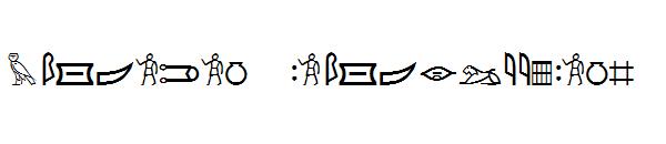 Meroitic Hieroglyphics字体