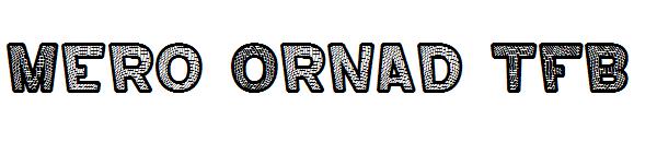 Mero Ornad TFB字体