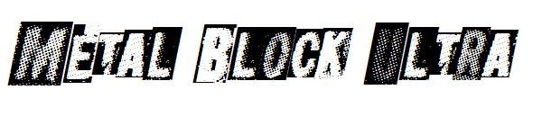 Metal Block Ultra字体