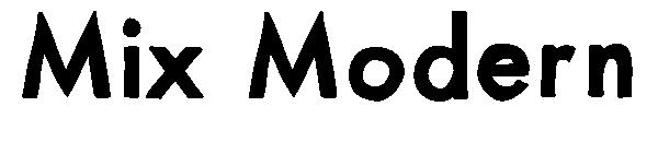 Mix Modern字体