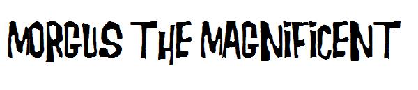 Morgus the Magnificent字体
