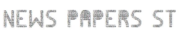 News papers ST字体
