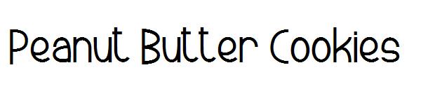 Peanut Butter Cookies字体