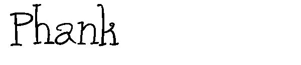 Phank字体