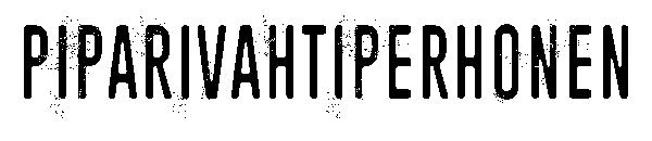 Piparivahtiperhonen字体