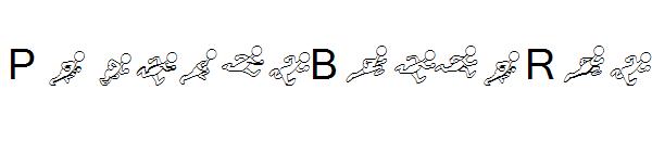 Preston Blair Run字体