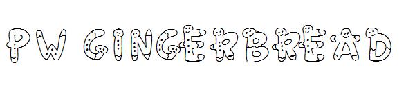 PW Gingerbread字体