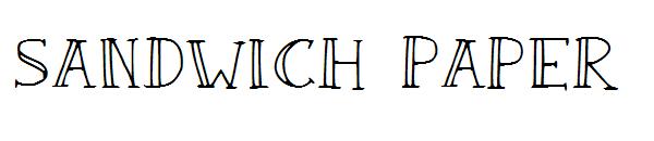 Sandwich Paper字体