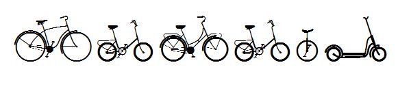 Sepeda字体
