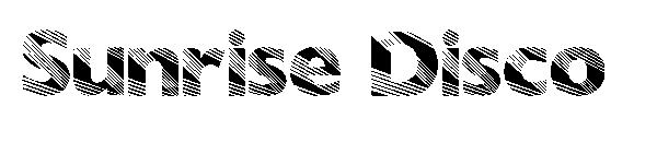 Sunrise Disco字体
