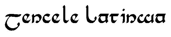 Tencele Latinwa字体