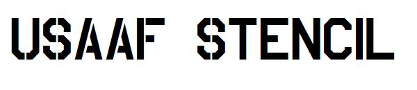 USAAF Stencil字体
