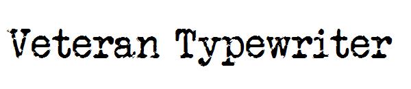Veteran Typewriter字体