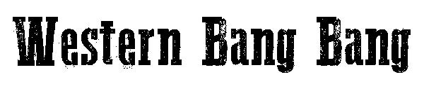 Western Bang Bang字体