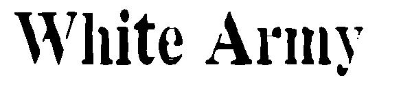 White Army字体