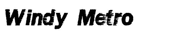 Windy Metro字体
