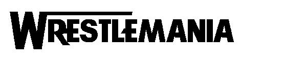 Wrestlemania字体