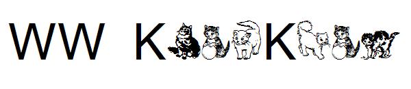 WW KuteKats字体