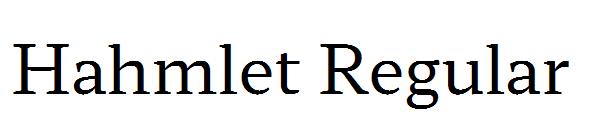 Hahmlet Regular字体