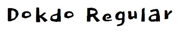 Dokdo Regular字体