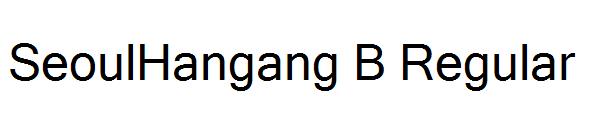 SeoulHangang B Regular字体