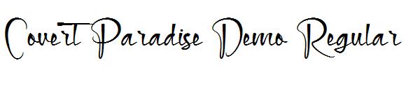 Covert Paradise Demo Regular字体