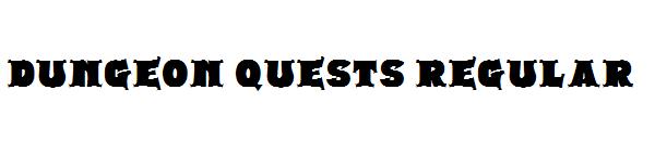 Dungeon Quests Regular字体