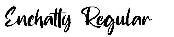 Enchatty Regular字体
