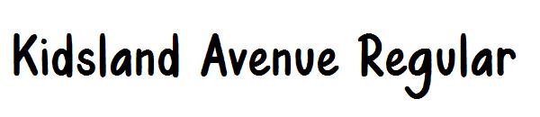 Kidsland Avenue Regular字体